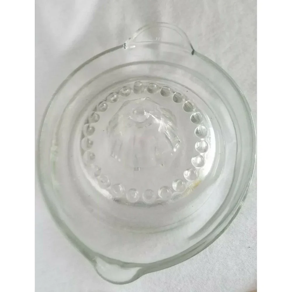 VTG GLASS CITRUS REAMER BAR KITCHEN MARKED MEXICO TPC